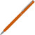 Ручка металлическая шариковая «Атриум софт-тач» оранжевый/серебристый
