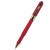 Ручка пластиковая шариковая «Monaco» красный/золотистый