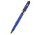 Ручка пластиковая шариковая «Monaco» синий/золотистый