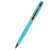 Ручка пластиковая шариковая «Monaco» небесно-голубой/золотистый