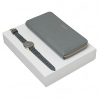 Подарочный набор Bird: портмоне, часы наручные