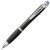Ручка пластиковая шариковая «Nash» черный/серебристый/синий
