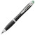 Ручка пластиковая шариковая «Nash» черный/серебристый/зеленый