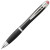Ручка пластиковая шариковая «Nash» черный/серебристый/красный