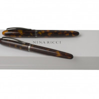 Подарочный набор Panache Ecaille: ручка перьевая, ручка роллер