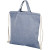 Сумка-рюкзак «Pheebs» из переработанного хлопка, 150 г/м² синий меланж