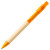 Ручка картонная шариковая «Safi» натуральный/оранжевый