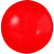 Мяч пляжный «Ibiza» красный прозрачный
