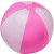 Пляжный мяч «Bora» розовый/белый