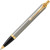 Ручка шариковая Parker «IM Core Black GT» серебристый/черный/золотистый