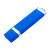 USB 2.0- флешка на 512 Мб «Орландо», soft-touch синий