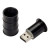 USB 2.0- флешка на 4 Гб «Бочка» черный