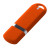 USB 3.0- флешка на 64 Гб, soft-touch оранжевый