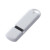 USB 2.0- флешка на 16 Гб, soft-touch белый