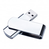USB 2.0- флешка на 64 Гб глянцевая поворотная
