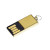 USB 2.0- флешка мини на 32 Гб с мини чипом золотистый