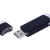 USB 3.0- флешка промо на 32 Гб прямоугольной классической формы черный