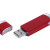 USB 3.0- флешка промо на 64 Гб прямоугольной классической формы красный