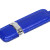 USB 3.0- флешка на 128 Гб классической прямоугольной формы синий/серебристый