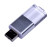 USB 2.0- флешка промо на 32 Гб прямоугольной формы, выдвижной механизм белый