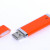 USB 3.0- флешка промо на 32 Гб прямоугольной классической формы оранжевый