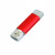 USB 2.0/micro USB- флешка на 64 Гб красный