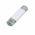 USB 2.0/micro USB- флешка на 64 Гб белый