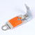 USB 2.0- флешка на 8 Гб в виде брелока оранжевый