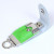USB 2.0- флешка на 16 Гб в виде брелока зеленый