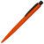 Ручка шариковая металлическая «Lumos M» soft-touch оранжевый/черный