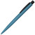 Ручка шариковая металлическая «Lumos M» soft-touch голубой/черный
