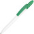 Ручка пластиковая шариковая «Fill White» белый/зеленый
