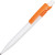 Ручка пластиковая шариковая «Maxx White» белый/оранжевый
