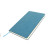 Бизнес-блокнот ALFI, A5, серый, мягкая обложка, в линейку синий