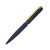 Ручка шариковая FARO, покрытие soft touch синий, золотистый