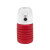 Бутылка для воды складная с карабином SPRING, 550/250 мл, силикон красный