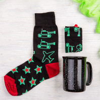 Набор подарочный STARPOWER: носки, кружка, коробка и стружка