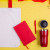 Набор подарочный SWEETFACE: бизнес-блокнот, ручка, термокружка, сумка красный