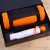 Набор подарочный RAINY DAY: зонт складной, механический, плед, коробка, оранжевый оранжевый