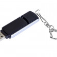 USB 2.0- флешка промо на 64 Гб с прямоугольной формы с выдвижным механизмом