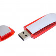 USB 2.0- флешка промо на 16 Гб овальной формы