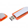 USB 2.0- флешка промо на 64 Гб овальной формы