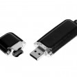 USB 2.0- флешка на 64 Гб классической прямоугольной формы