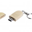 USB 2.0- флешка на 16 Гб овальной формы и колпачком с магнитом