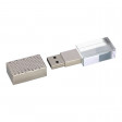 USB 2.0- флешка на 8 Гб кристалл в металле