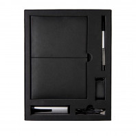 Набор  BLACKY TOWER:Универсальный аккумулятор(2200мАh),блокнот,USB flash-карта и ручка в под, шт