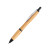 DAFEN, ручка шариковая, бамбук, пластик, металл чёрный