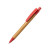 Ручка шариковая SYDOR, бамбук, пластик с пшеничным волокном красный