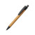 Ручка шариковая SYDOR, бамбук, пластик с пшеничным волокном чёрный
