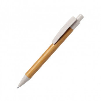 Ручка шариковая SYDOR, бамбук, пластик с пшеничным волокном